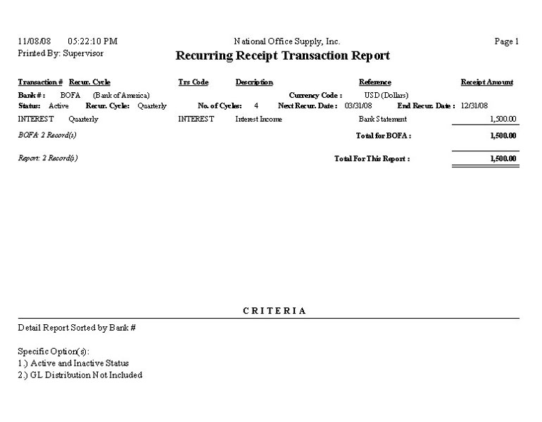 AccountMate: Sample Reports