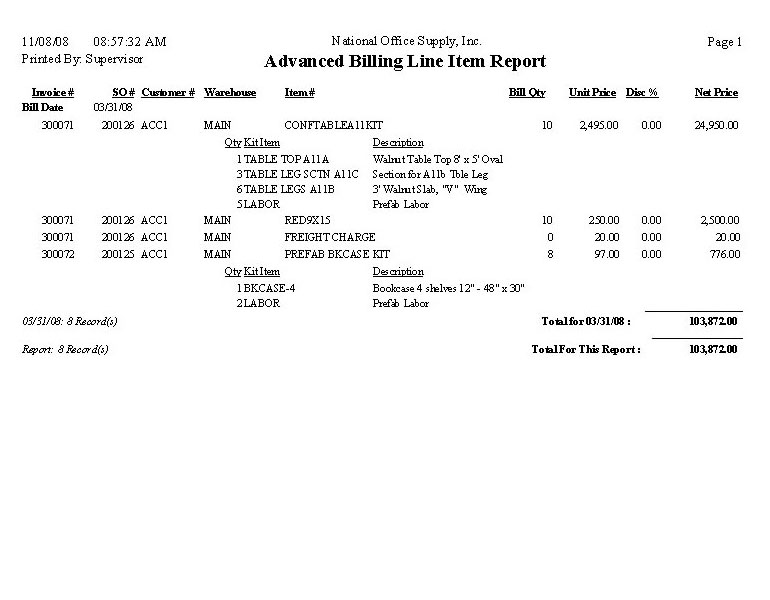 AccountMate: Sample Reports