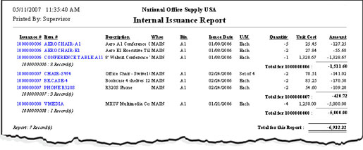 AccountMate: Sample Reports